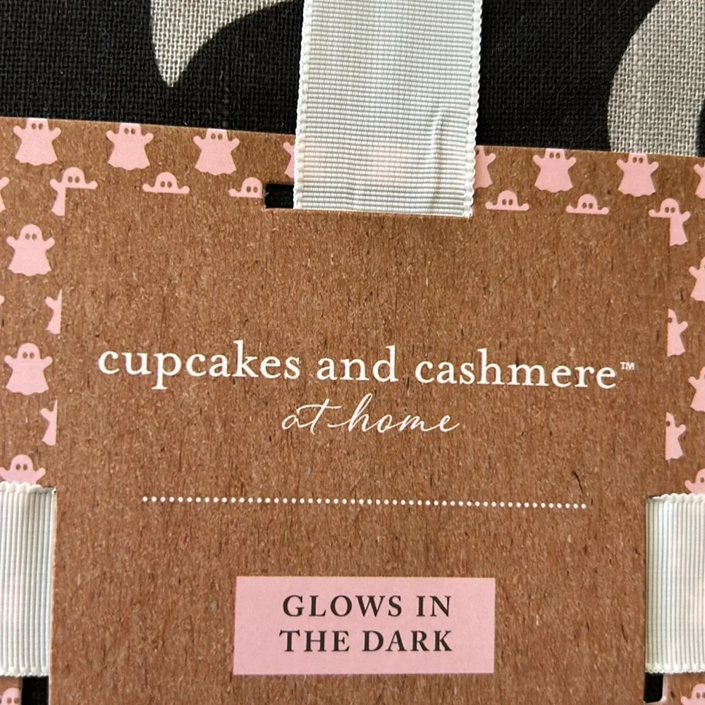 Cupcakes & Cashmere Halloween Tablecloth Glow In The Dark 60”x84” Ghost Pumpkin